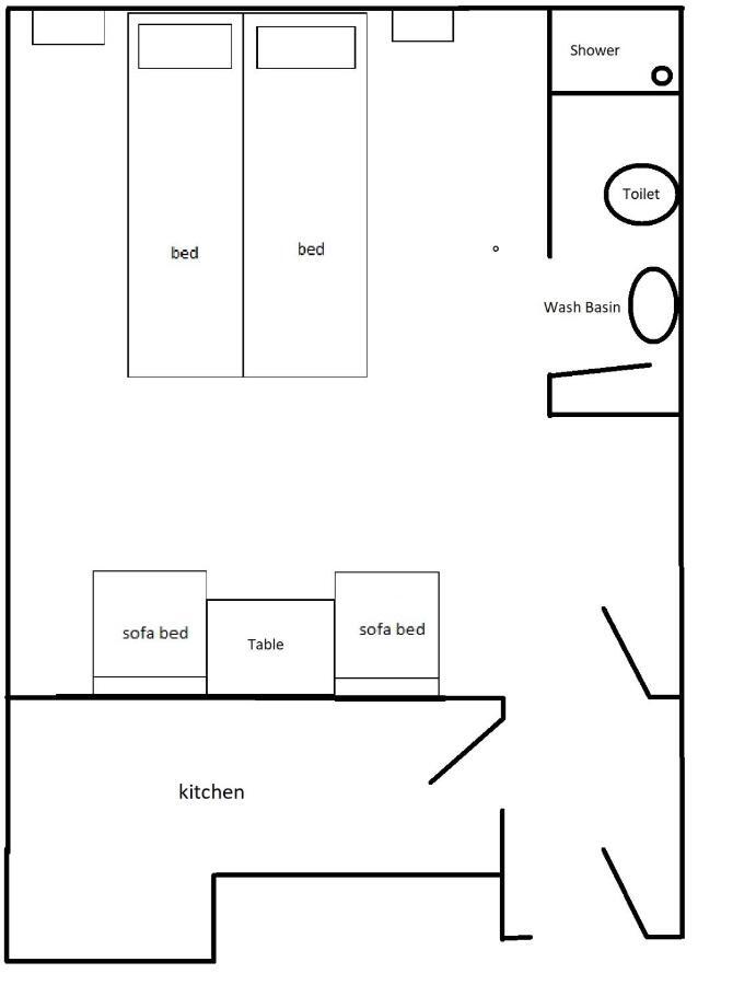 Apartment Kristina Dujmovic 바스카보다 외부 사진